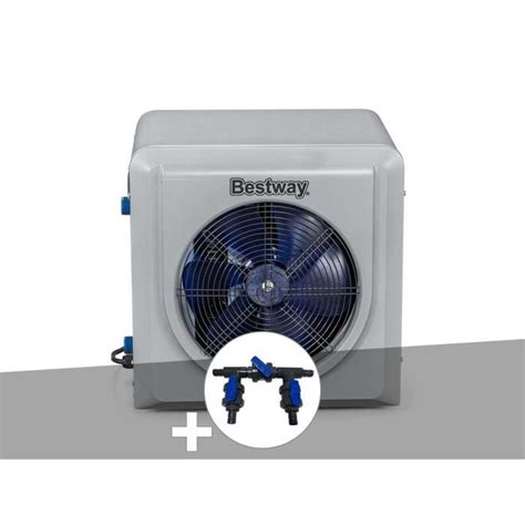 Pompe à chaleur piscine 4 40 kW Hot Water Bestway Kit by pass Ø32 38