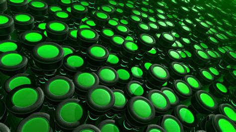 52 Neon Green Background