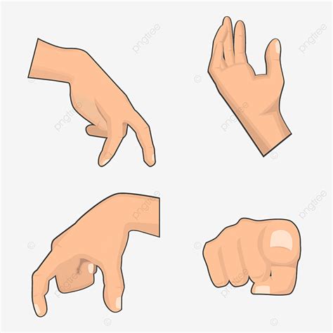 Hand Gesture Cartoon Vector Hd Images Hand Gesture Cartoon