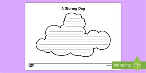 Describe A Stormy Day Activity Profesor Hizo Twinkl