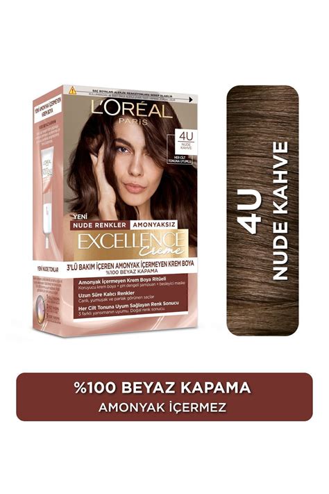 L Oreal Paris Excellence Creme Sa Boyas U Nude Kahve Fiyat Trendyol