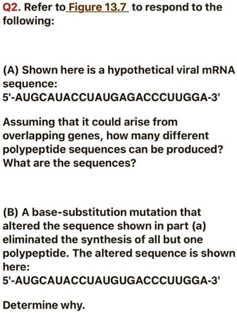 Q2 Refer To Figure 13 7 To Respond To The Following A Shown Here Is