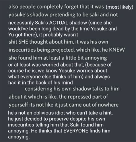 Hm That S Mildly Gay Hiii What Are The Current Thoughts On Yosuke If