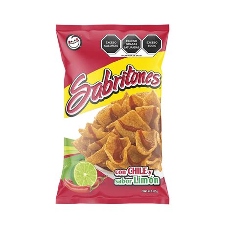 Sabritones Chile Limón 165 G La Canasta Imports Productos Mexicanos