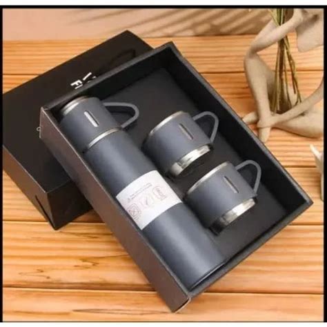 Vacuum Flask Set Hot Cold Hours Ml Grey Konga Online Shopping