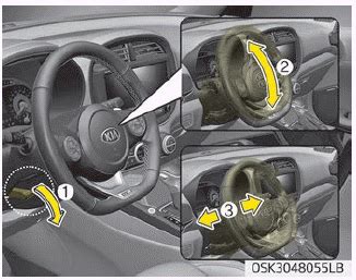 Kia Soul Tilt Telescopic Steering Steering Wheel