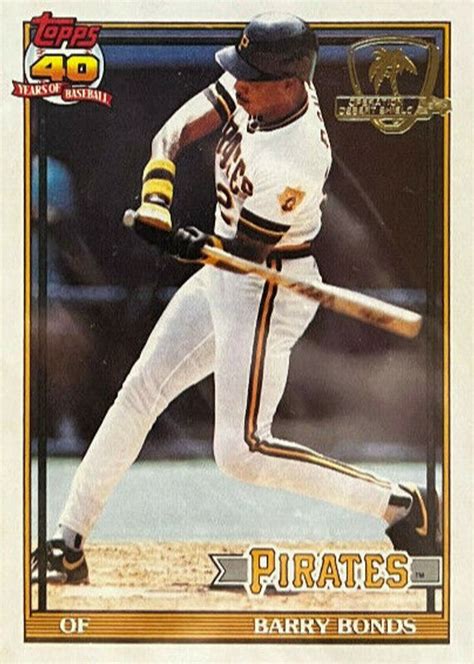 Barry Bonds Topps Desert Shield Base Price Guide Sports