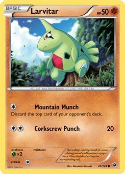 Serebii net Pokémon Card Database Fates Collide 41 Larvitar