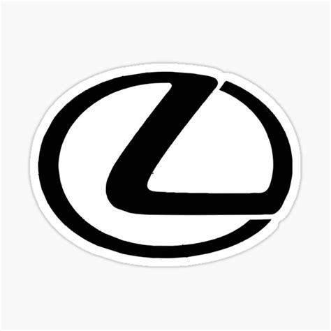 "black lexus logo" Sticker for Sale by AlanHurd | Redbubble