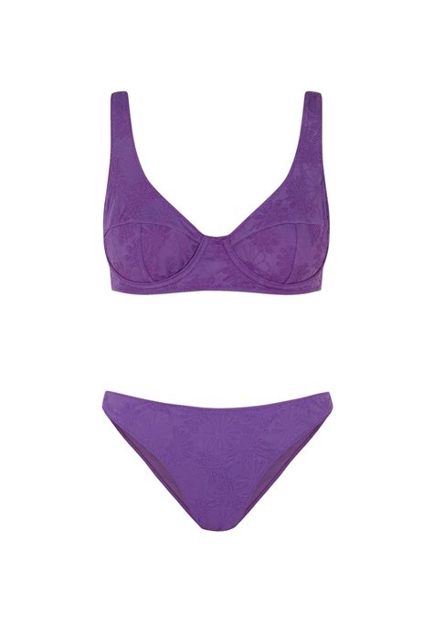 Bikini Balconette Comfy Violet Violeta Robin Collection Robin Collection