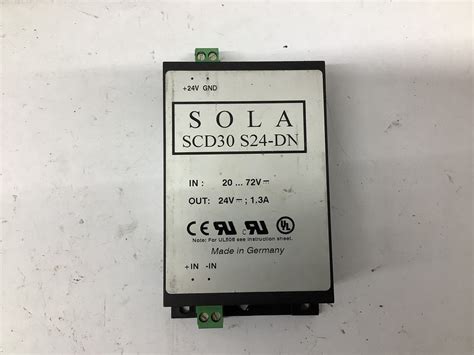 Sola SCD30 S24-DN IN 20...72V Out 24V 1.3A Module – BME Bearings and ...