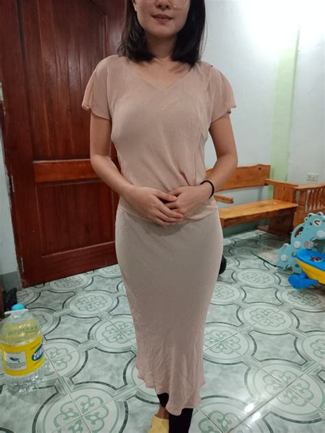 See Through Nude Dress Women S Fashion Dresses Sets Dresses On Carousell