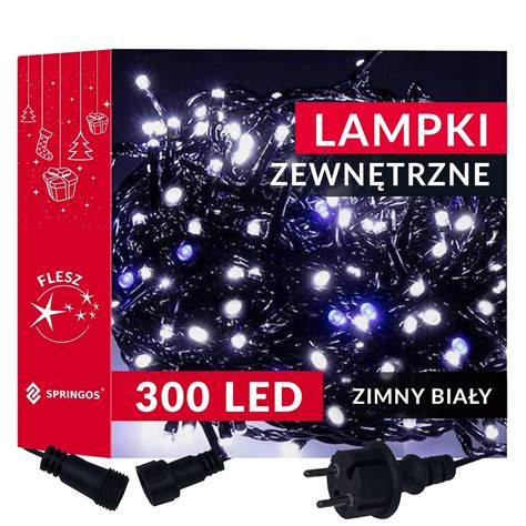 Lampki Choinkowe Led Zewn Trzne Bia E Flash Cl Cena Opinie