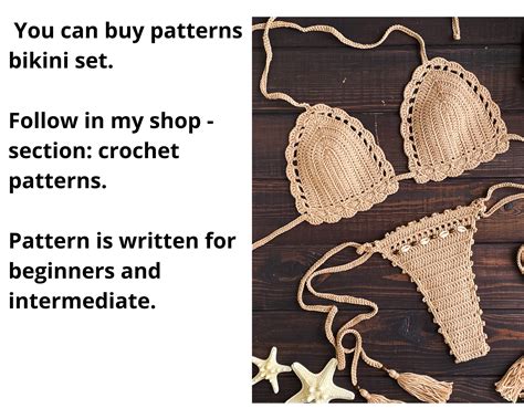 Crochet Thong Bikini Bottom Pattern PDF File On English For Etsy