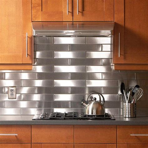 Stainless Steel Solution for Your Kitchen Backsplash - InspirationSeek.com