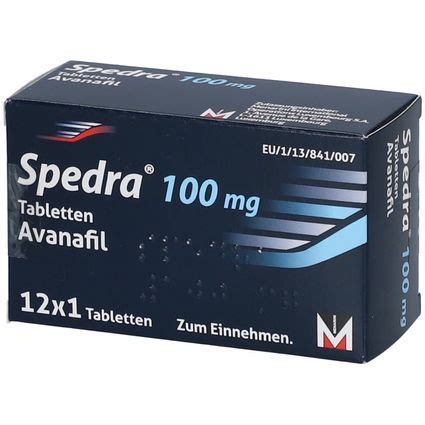 SPEDRA 100 Mg Tabletten 12 St Mit Dem E Rezept Kaufen Shop Apotheke