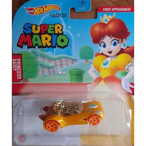 Hot Wheels Character Cars Princess Daisy Super Mario Universo Hot Wheels