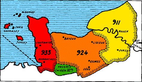 The Vikings in Normandy: Chronological stages in the foundation of Normandy