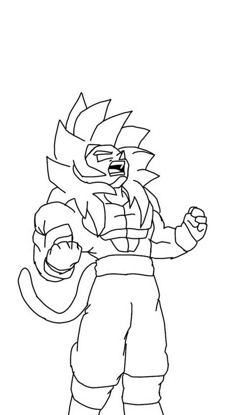 ssj4 goku transformation WIP 1 by tekedafox23 on DeviantArt