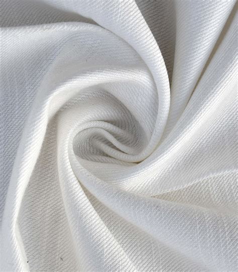 Cotton Modal Cream Color Twill Fabric Fc Dinesh Exports