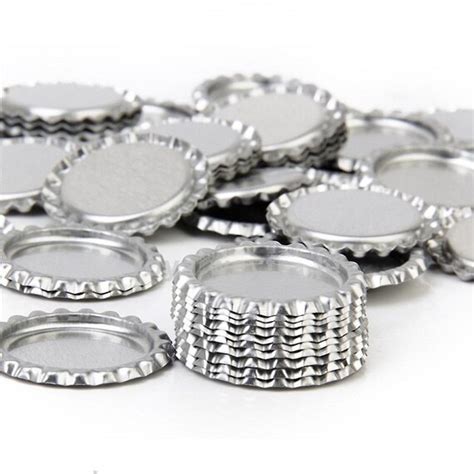 50 Pieces Bottle Cap Kit 25 Pcs Flattened Flat By Couturestation