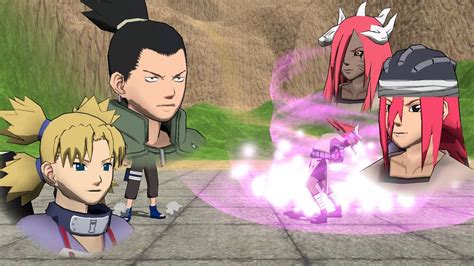 Shikamaru Temari Vs Tayuya Gameplay Ultimate Clash Of Ninja Youtube