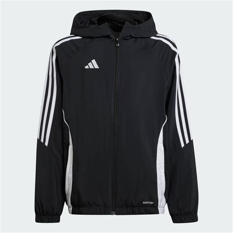 adidas Kids' Soccer Tiro 24 Windbreaker Kids - Black adidas US