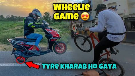 Apni Ntorq Ka Ho Gaya Tyre Kharab New Tyres For Ntorq Youtube