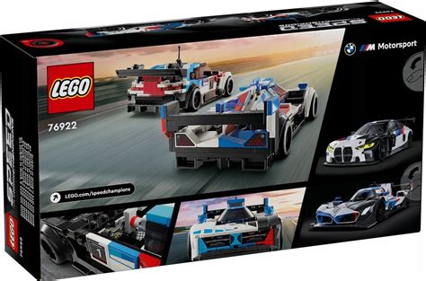 Конструктор LEGO Speed Champions - Гоночные автомобили BMW M4 GT3 и BMW ...