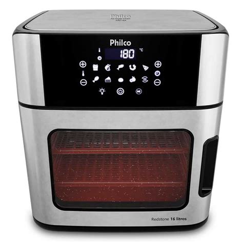 Air Fryer Forno 220v - Air Fryer Forno Oven Philco 16L 4 em 1 Painel Digital PAF16A 220V ...