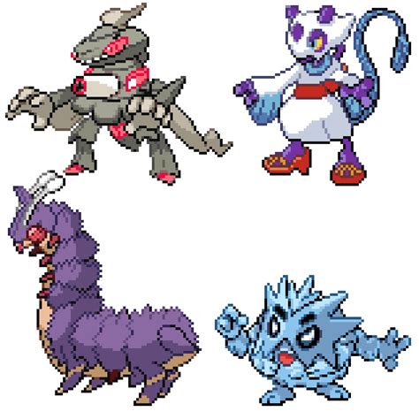 Pokemon Infinite Fusion Sprites Batch 4 By Dreamvirusomega On Deviantart