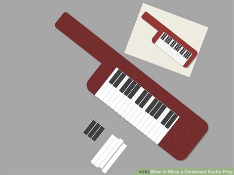 How To Make A Cardboard Keytar Prop 10 Steps With Pictures