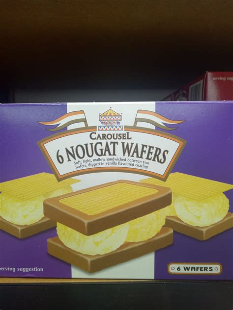 Carousel Nougat Wafers 6 Pk Mowatts