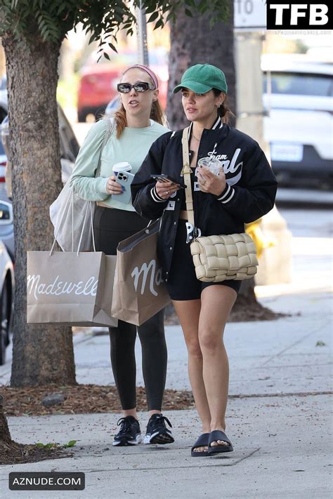 Lucy Hale Sexy Seen Showing Off Her Hot Legs Out With A Friend In Studio City Aznude
