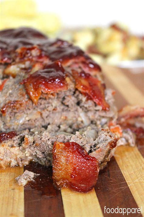 Barbecue Bacon Meatloaf Recipe | Food Apparel