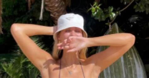 Miss Universe Model Flaunts Toned Body In Racy Upside Down Bikini Trend Daily Star