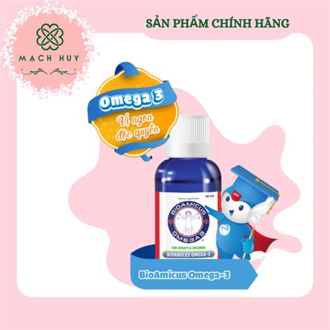 BioAmicus Omega-3 (30ml) - Công Ty TNHH & Phân phối Mạch Huy