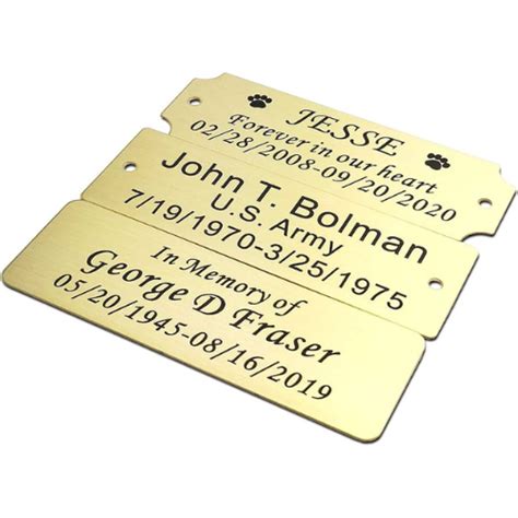 Custom Engraved Metal Tags - KDM Fabrication