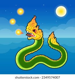 naga fireballs images stock   vectors shutterstock