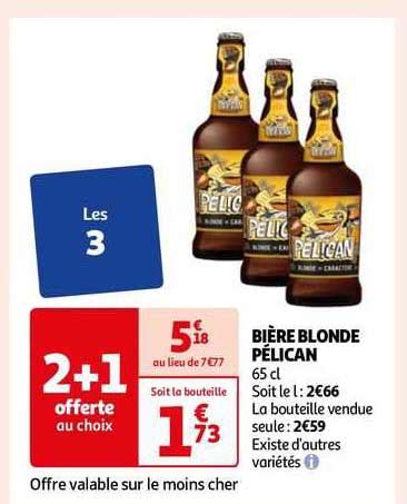 Promo Bi Re Blonde P Lican Chez Auchan Icatalogue Fr