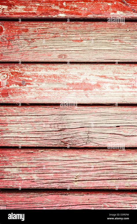 Old Red Wood Plank Background Stock Photo Alamy