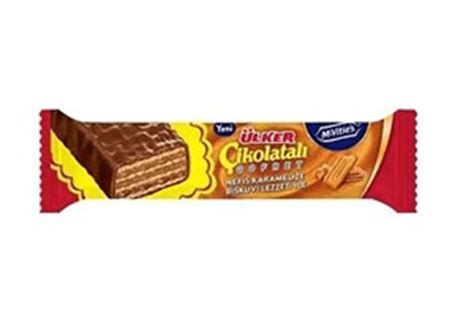 ÜLKER ÇİKOLATALI GOFRET KARAMEL 30 GR