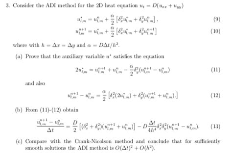 Crank Nicolson Method For 2d Heat Equation Tessshebaylo
