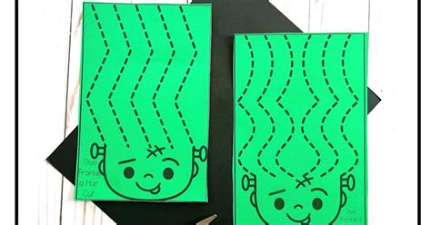 Give Frankenstein A Haircut Preschool Scissor Skills Busy Hands And