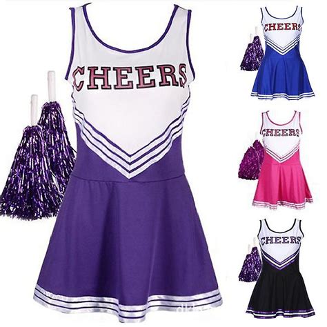 Sexy Female Cheerleader Costume Erotic Lingerie Cheerleader Uniform