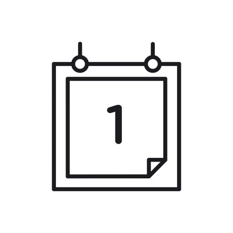 Premium Vector Calendar Day Icon Isolated On White Background