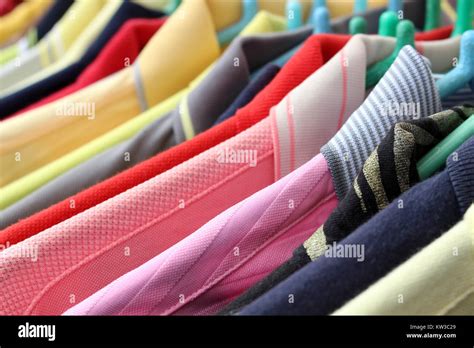 Clothes Hanger Background Stock Photo Alamy