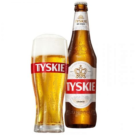 Bière blonde polonaise Tyskie 0 5 l