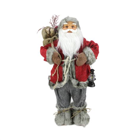 Northlight 24 Alaskan Arctic Standing Santa Claus Christmas Figure