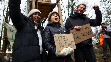 Polizei weist Vorwürfe zurück Greta Thunberg kritisiert in Lützerath